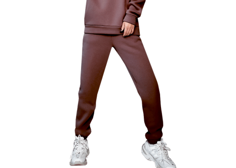 Теплий бавовняний костюм з капюшоном на футері з начосом, МОККО LUX (3х нитка, фліс) — картинка